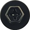 Vis en métal noire avec rondelle pour Volkswagen, Audi, Peugeot/Citroën et Opel - Ø 6,2 mm - 10 pcs image 1