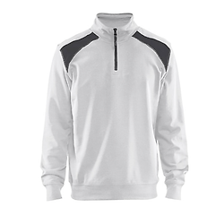 Blanc/Gris foncé L image