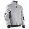 Pull de travail col haut zippé ORCKA - Gris Chiné image 12