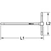 Clé mâle à poignée en T TORX®, T50 image 0