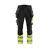 Pantalon de travail haute visibilité stretch 4D 1125 - Noir/Jaune image 0