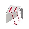 Patins grandes dimensions pour presse étai extensible image 5