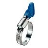 (Sachet de 6) Collier de serrage à clé - Acier zingué image 0