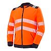 SWEAT ZIPPE VALLOUISE ORANGE FLUO/NOIR image 3