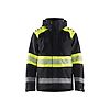 Veste de travail de travail hardshell haute visibilité 4420 - Noir/Jaune image 0