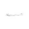 Barre de relèvement droite Basic inox époxy blanc image 0