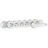 Bloc multiprise STD 6X2P+T 1.5m sans intérrupteur image 0