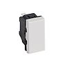 Interrupteur ou va-et-vient 10AX 250V Mosaic Easy-Led 1 module - blanc image 0