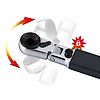 Cliquet porte-embouts 8 en 1, 6 pans 1/4", L.125 mm image 1