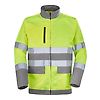 BLOUSON FLUO BASE XP JAUNE FLUO/GRIS ACIER image 2