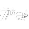 Applique murale orientable en ABS chromée image 1