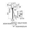 Mitigeur bidet Ancoswing 2 - chrome image 1