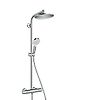 Colonne de douche thermostatique Showerpipe Crometta S240 - chrome - 1 jet image 0