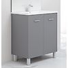 Caisson meuble sur pied Ancoflash à portes - anthracite mat image 0