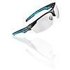 Lunette de protection éco-conçue demi-monture PC/TPR TRYON - Noir/Bleu image 1