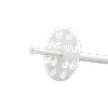 Cheville d'isolation avec clou plastique - Nylon image 2