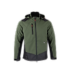 Veste de travail Softshell bicolore RIVER - KAKI/NOIR image 1