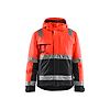 Veste de travail hiver haute visibilité stretch 4870 - Rouge fluo/Noir image 0