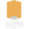 Platine pied de poteau PLPP180 image 2