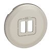 Enjoliveur Céliane - Blanc-Pour Chargeur double USB image 0