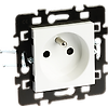 Prise 2P+T 16A - Avec enjoliveur / Plaque support - ESPRIT image 1