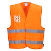 Gilet HV avec porte-badge double entrée image 0