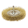 Brosse circulaire fil laiton ondulé Classic image 1
