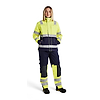 Veste de travail multinormes femme 4091 - Jaune/Marine image 2
