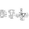 Pack WC sans bride The GAP - Roca - Sortie Duale - 79x37cm - Blanc image 1