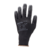 Lot de 10 paires de gants Manutention polyester noir - paume endPU noir image 2