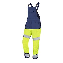 JAUNE FLUO/BLEU MARINE XS image