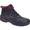 Chaussures de sécurité hautes GEORGE HIGH S3 ESD SRC Noir/Rouge image 1