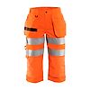 Pantacourt de travail haute visibilité femme 7139 - Orange fluo image 0