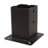Pied de poteau de jardin noir PPD140/90G-R image 0