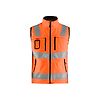Gilet de travail softshell haute visibilité 3049 - Orange fluo image 0