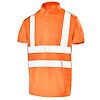 POLO MANCHES COURTES FLUO BASE 2 ORANGE FLUO image 1