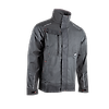 Veste de travail bicolore stretch col montant AXONE - GRIS NUIT/NOIR image 0
