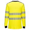 T-Shirt Hi-Vis Flamme Résistant WX3 Jaune/Marine image 1
