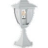 Borne extérieure 34cm E27/10W max ROBIN - Blanc image 0