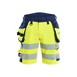 Short de travail haute visibilité stretch 4D 1120 - Jaune/Marine image