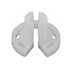 Clip de déverrouillage PVC blanc, 7/8" image 2