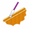 Vis connecteurs acier sur bois - Tête hexagonale - Pointe anti-fendage - Torx image 6