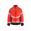 Veste de travail doublée haute visibilité 4780 - Rouge fluo/Noir image 0