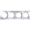 Plaques de finition polycarbonate - Alu - SQUARE image 1