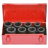 Coffret de douilles longues à chocs 1'', 24 à 38 mm, 8 pièces image 1