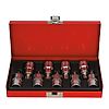 Coffret de 9 douilles tournevis TORX® percé 1/2'', T20 à T60 image 1