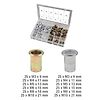 Assortiment d'inserts taraudés acier et aluminium, 300 pcs image 2