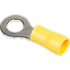 Boite de 50 cosses à oeil rond 4,0 à 6,0mm² - Jaune image 0