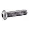 Vis à métaux tête bombée six pans creux - Inox A2 image 0