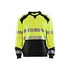Sweat de travail haute visibilité 3541 - Jaune fluo/Noir image 0